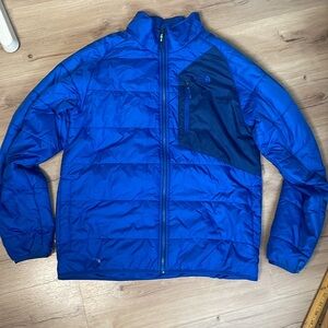 Vintage The North Face Packable Puffer Jacket. Blue. Men's Medium. GUC!
